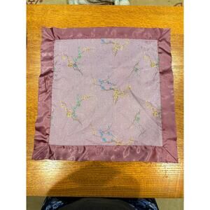 Beautiful Silk Purple Throw Pillow Sham with Blossoms